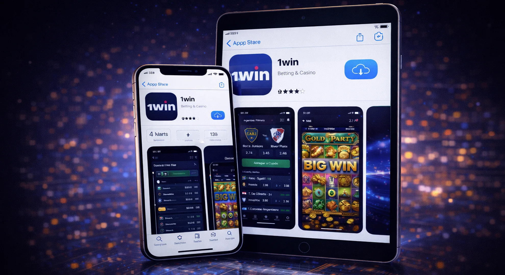 App de 1win para iOS (iPhone y iPad)